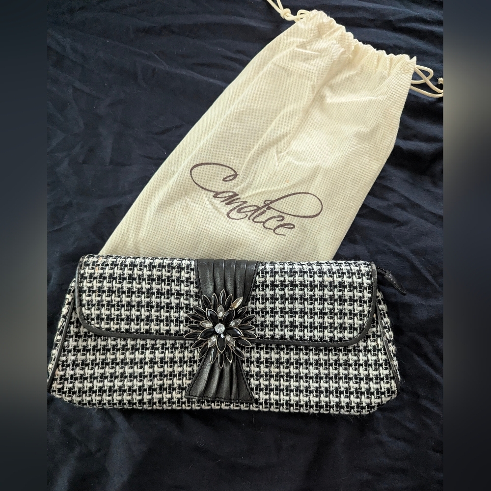 Candice Vintage Jeweled Clutch Bag